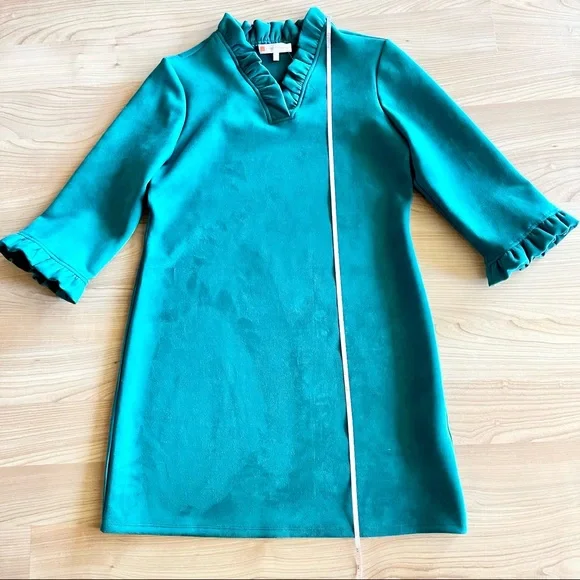 Jude Connally Aqua Long Sleeve Dress - Picture 12 of 15